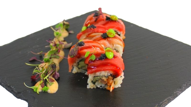 Tipos de sushi: uramaki doble atún