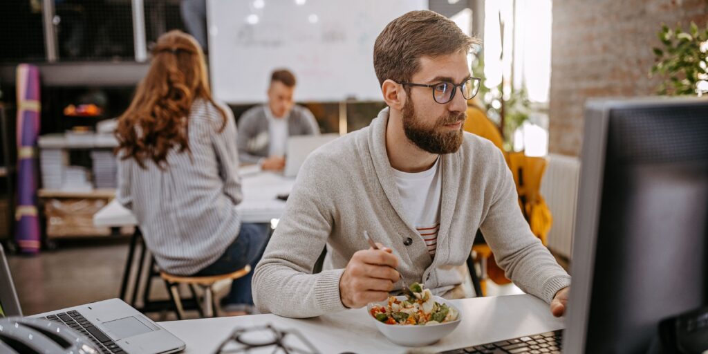 comida para llevar a la oficina saludable y casera